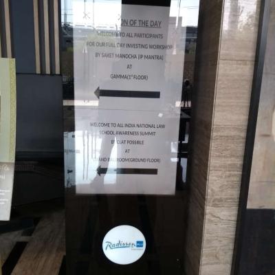 full day workshop on dt 19-may-19 at Hotel Radisson Blu, Faridabad